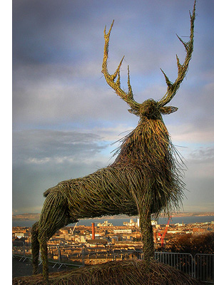 Trevor Leat - willow and wicker sculptures